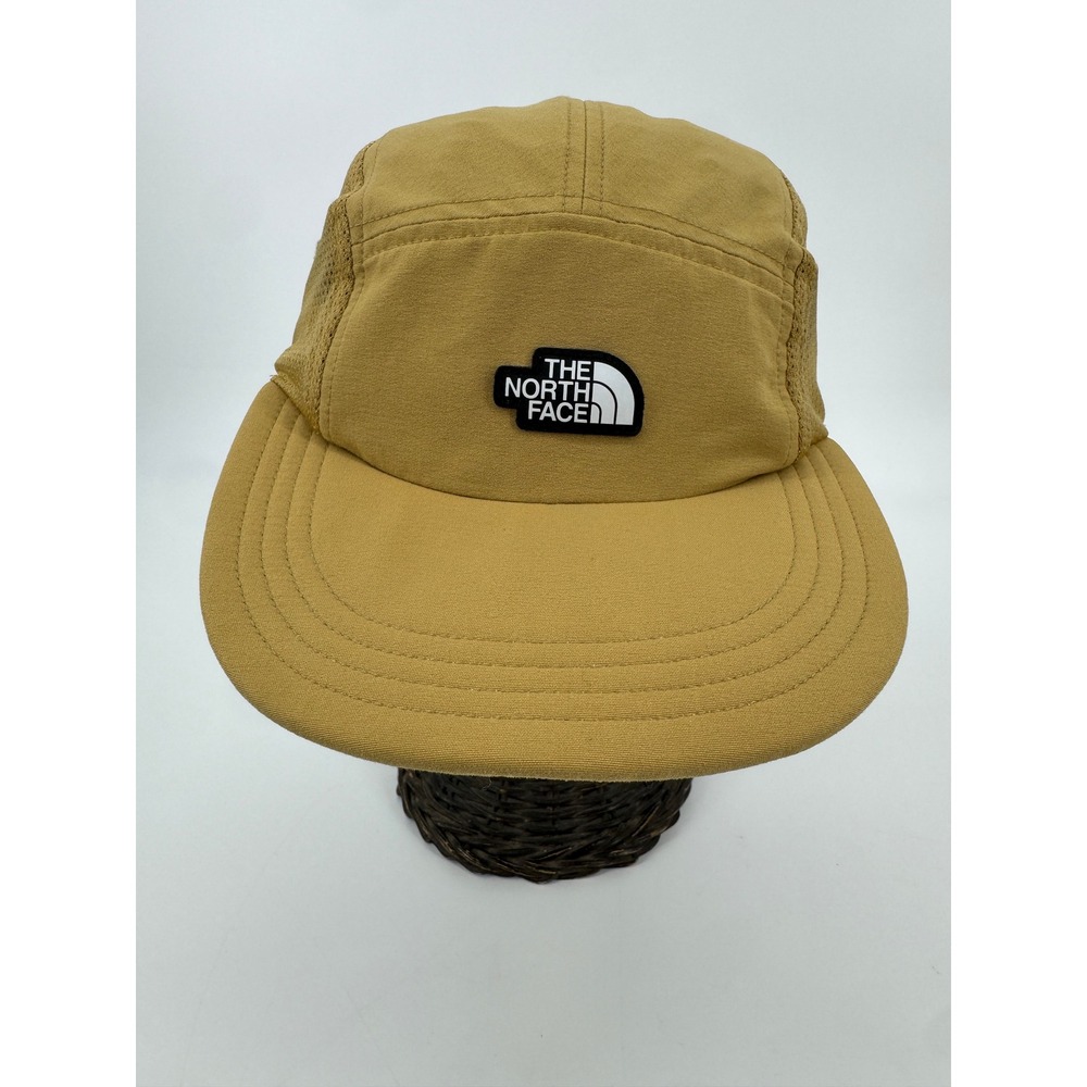 The North Face 5 Panel Hat Mens OSFA Tan Mesh Side Camper Cap Gorpcore Hiking